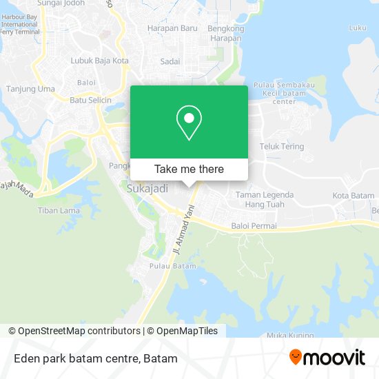 Eden park batam centre map