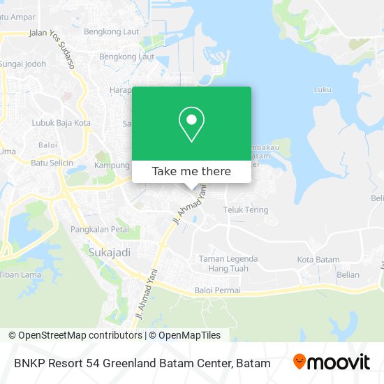 BNKP Resort 54 Greenland Batam Center map