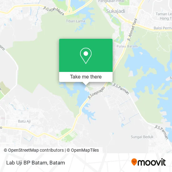 Lab Uji BP Batam map