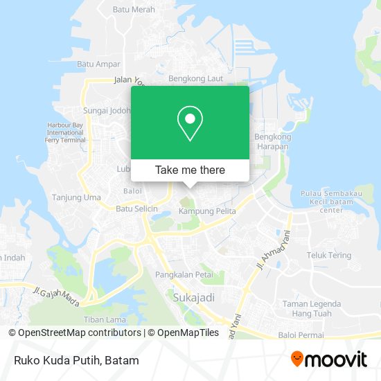 Ruko Kuda Putih map