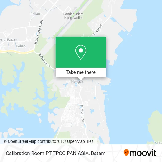 Calibration Room PT TPCO PAN ASIA map