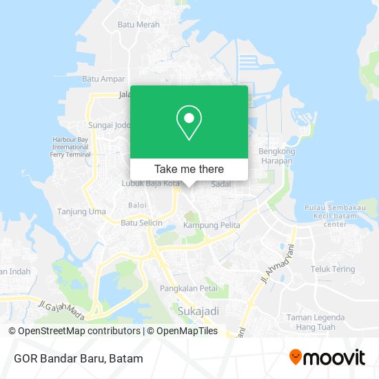 GOR Bandar Baru map