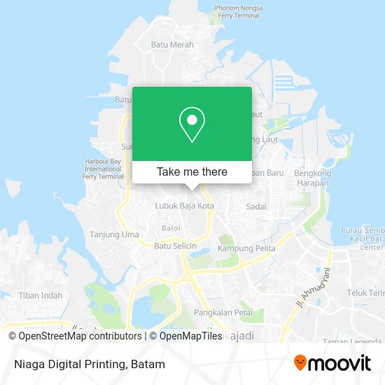 Niaga Digital Printing map