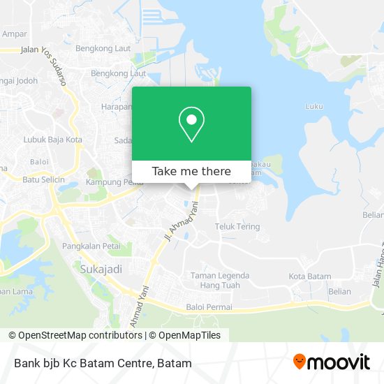 Bank bjb Kc Batam Centre map