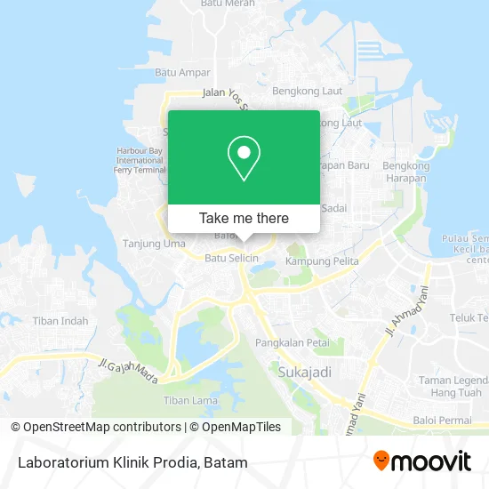 Laboratorium Klinik Prodia map