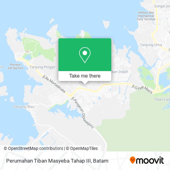 Perumahan Tiban Masyeba Tahap III map