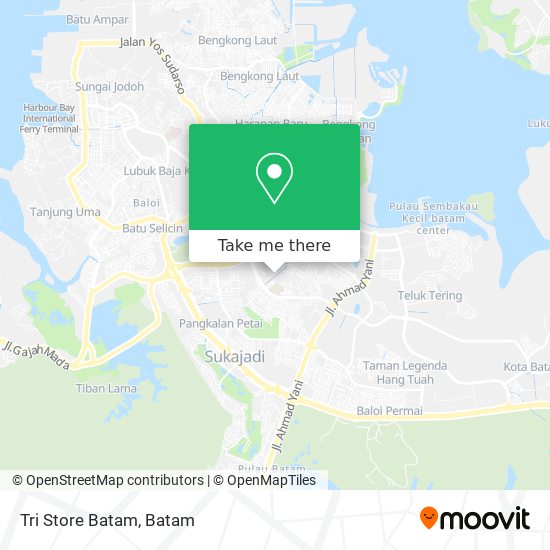 Tri Store Batam map