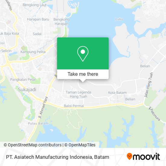 PT. Asiatech Manufacturing Indonesia map