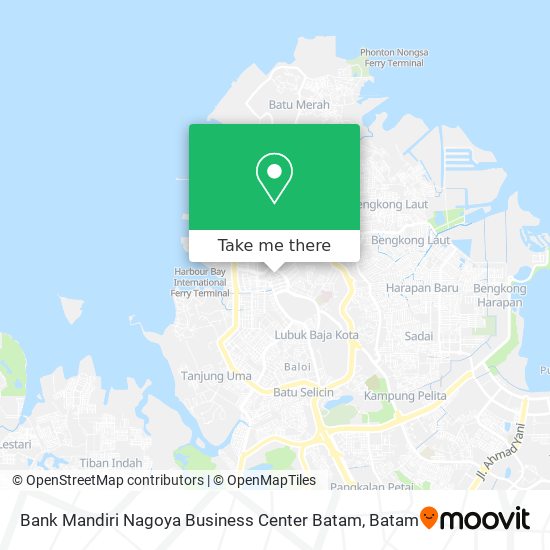 Bank Mandiri Nagoya Business Center Batam map