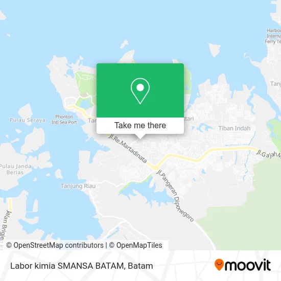 Labor kimia SMANSA BATAM map