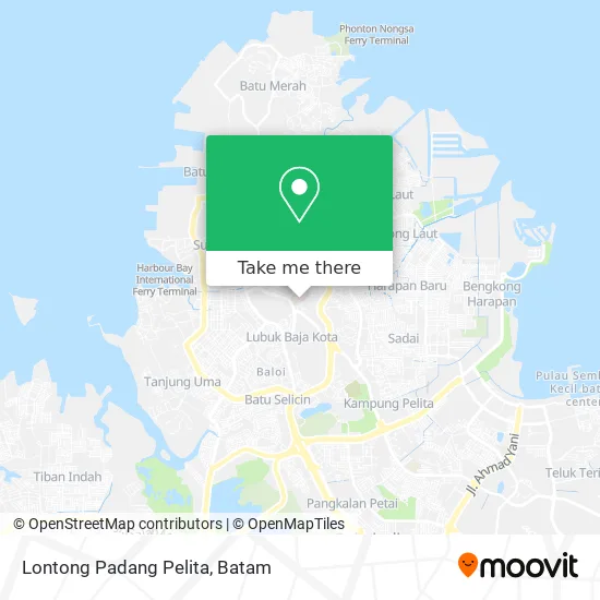 Lontong Padang Pelita map