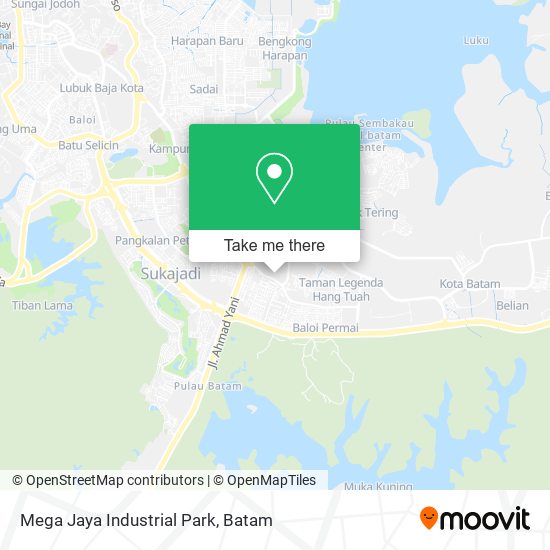 Mega Jaya Industrial Park map