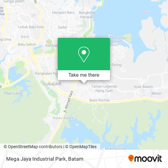 Mega Jaya Industrial Park map