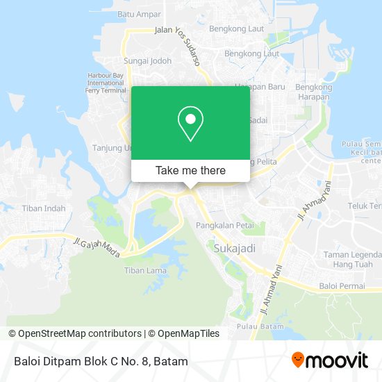 Baloi Ditpam Blok C No. 8 map