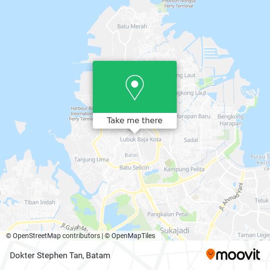 Dokter Stephen Tan map