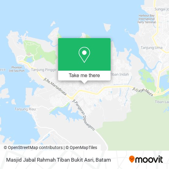 Masjid Jabal Rahmah Tiban Bukit Asri map