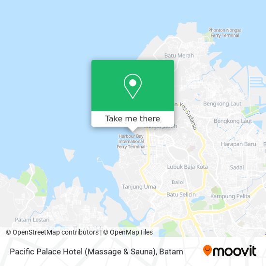 Pacific Palace Hotel (Massage & Sauna) map