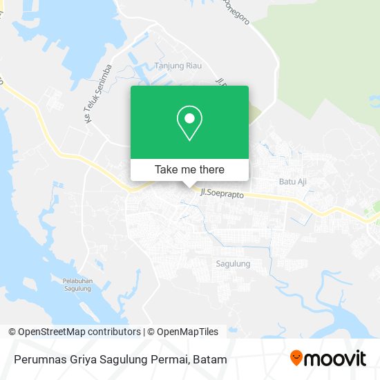 Perumnas Griya Sagulung Permai map