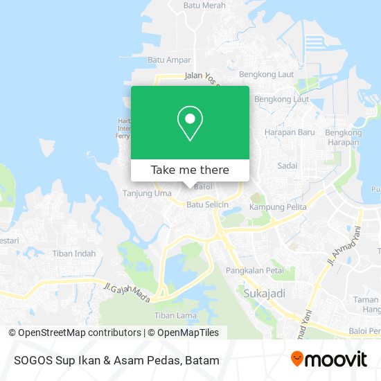 SOGOS Sup Ikan & Asam Pedas map