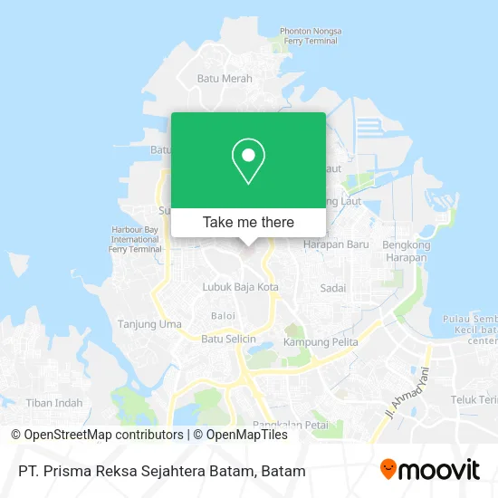 PT. Prisma Reksa Sejahtera Batam map