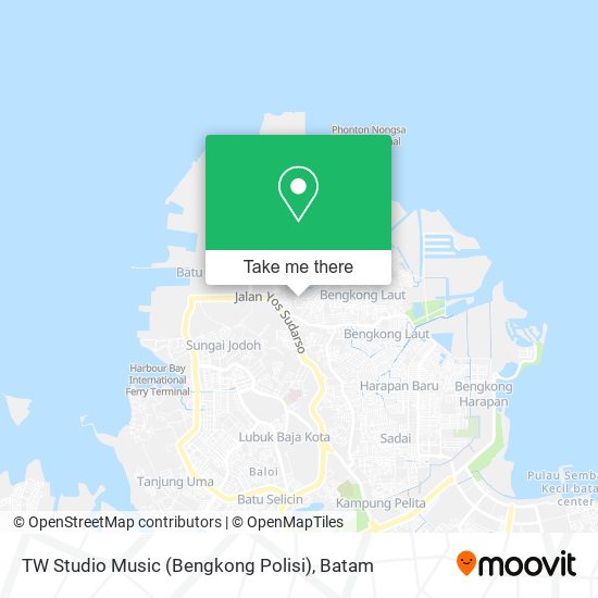 TW Studio Music (Bengkong Polisi) map