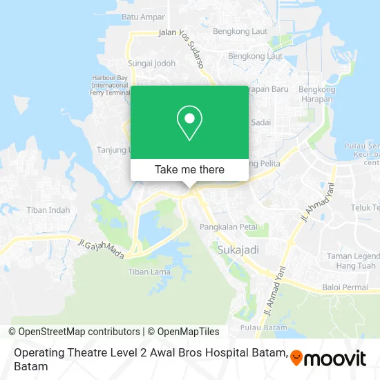 Operating Theatre Level 2 Awal Bros Hospital Batam map