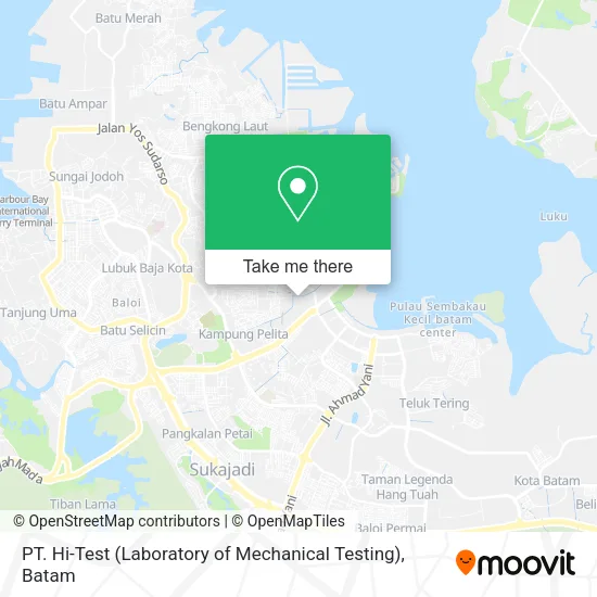 PT. Hi-Test (Laboratory of Mechanical Testing) map