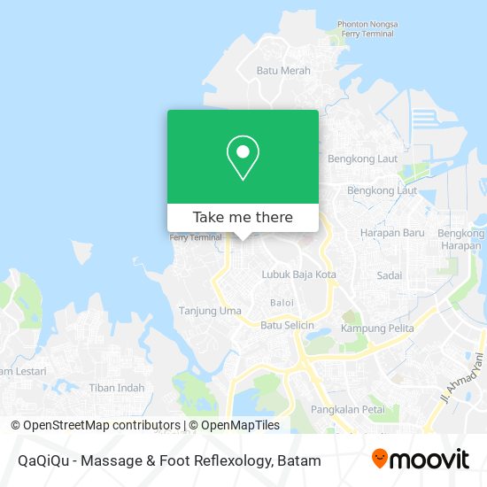 QaQiQu - Massage & Foot Reflexology map