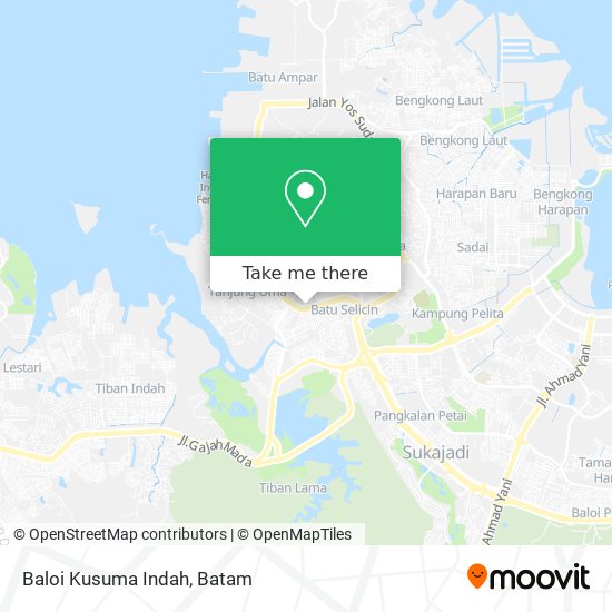 Baloi Kusuma Indah map