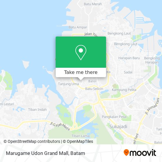 Marugame Udon Grand Mall map