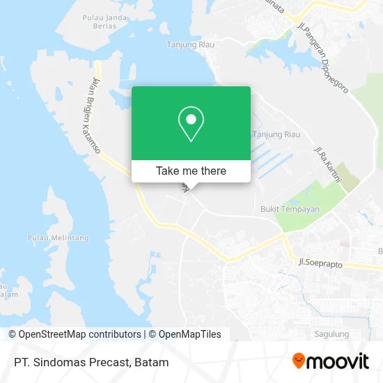PT. Sindomas Precast map