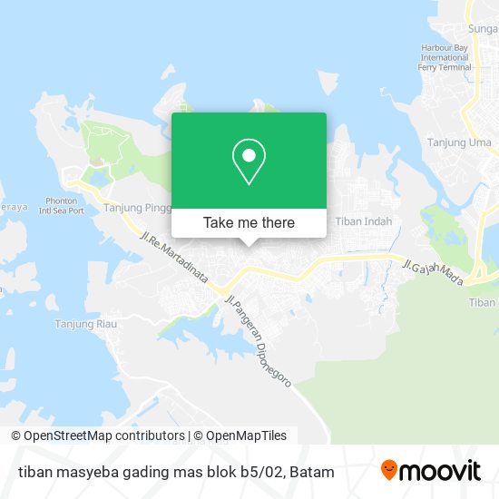 tiban masyeba gading mas blok b5 / 02 map