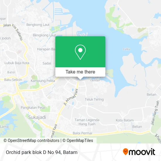 Orchid park blok D No 94 map