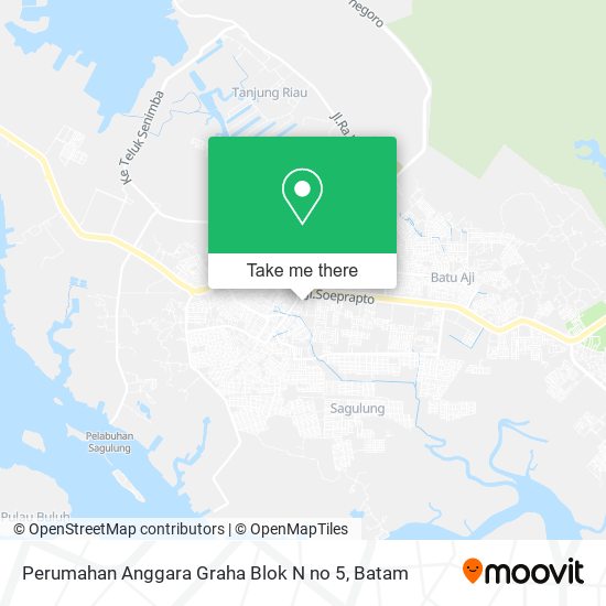 Perumahan Anggara Graha Blok N no 5 map