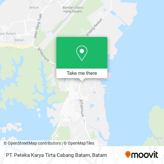 PT. Peteka Karya Tirta Cabang Batam map