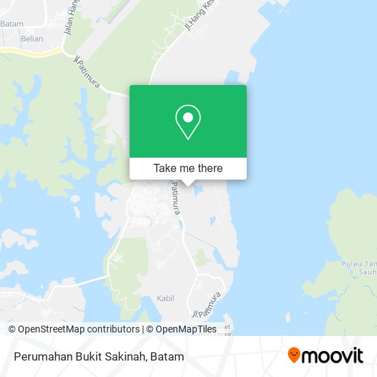 Perumahan Bukit Sakinah map