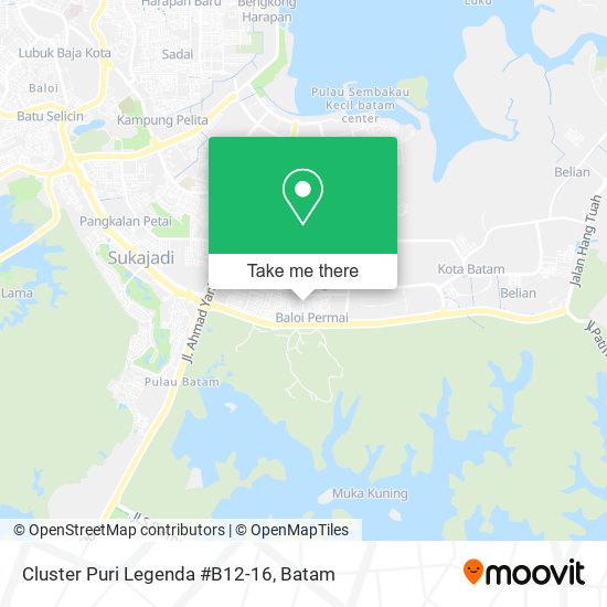 Cluster Puri Legenda #B12-16 map