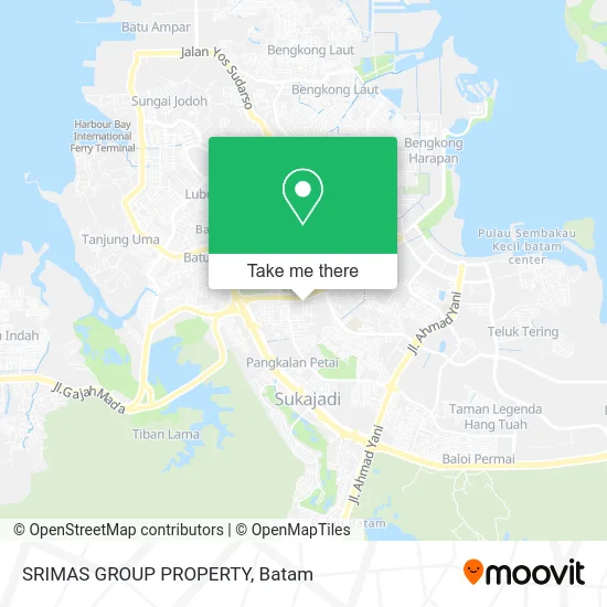 SRIMAS GROUP PROPERTY map