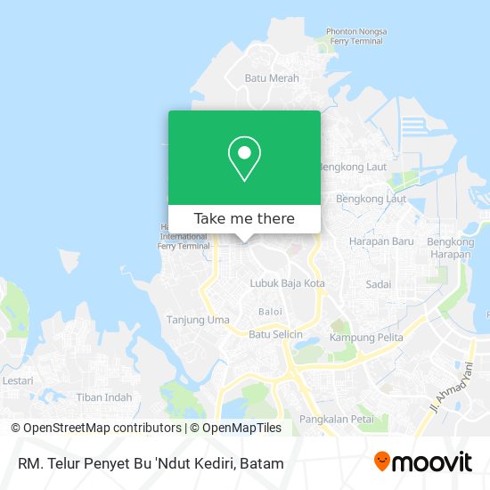 RM. Telur Penyet Bu 'Ndut Kediri map