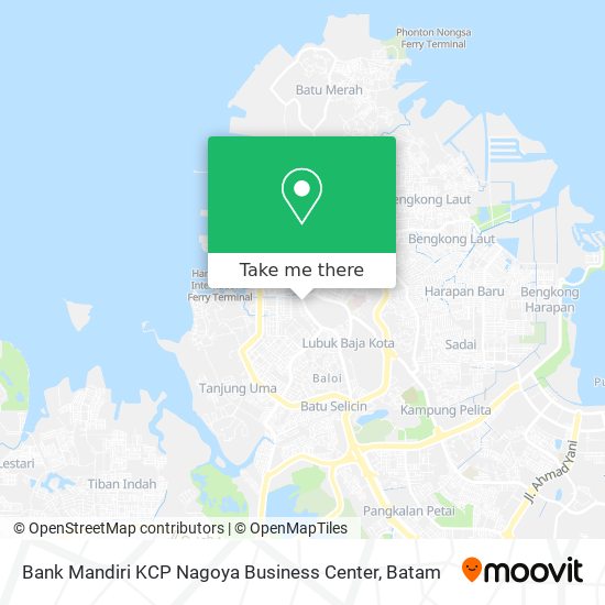 Bank Mandiri KCP Nagoya Business Center map