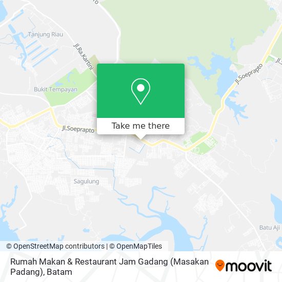 Rumah Makan & Restaurant Jam Gadang (Masakan Padang) map