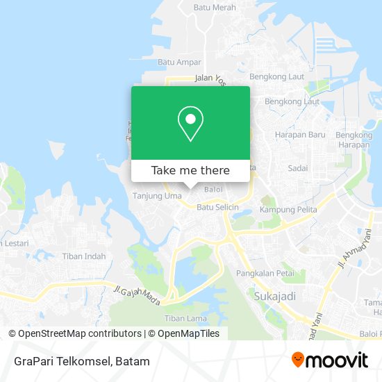 GraPari Telkomsel map