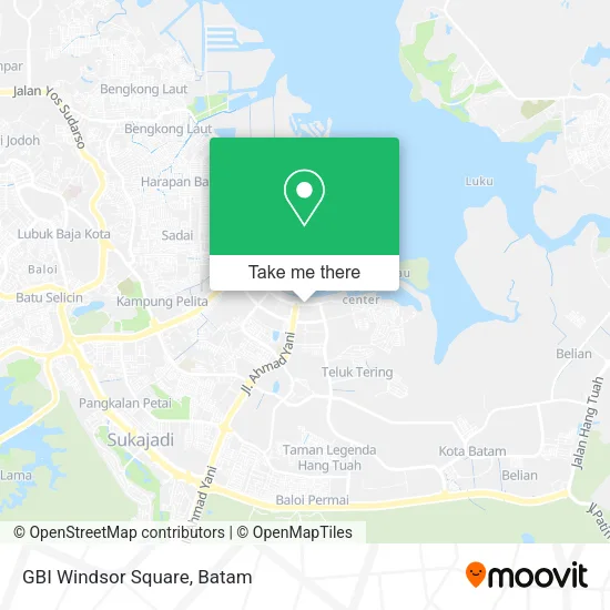 GBI Windsor Square map