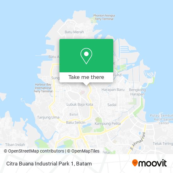 Citra Buana Industrial Park 1 map