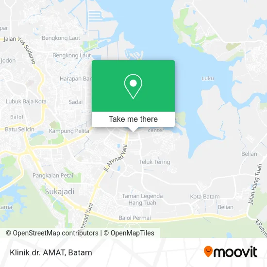 Klinik dr. AMAT map