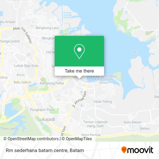 Rm sederhana batam centre map