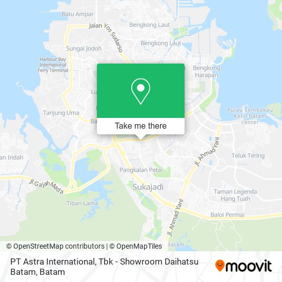 PT Astra International, Tbk - Showroom Daihatsu Batam map