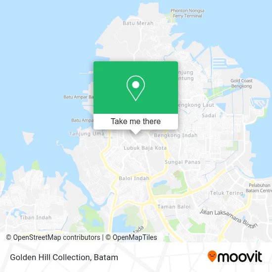 Golden Hill Collection map