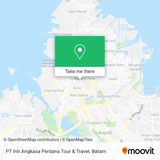 PT Inti Angkasa Perdana Tour & Travel map