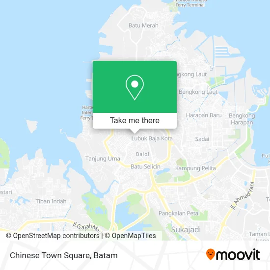 Chinese Town Square map